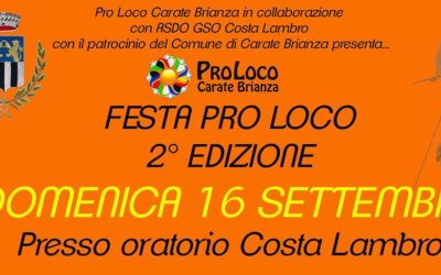 Festa Proloco 2°edizione – PROGRAMMA