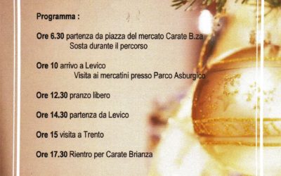 15.12.2018 – Gita a Levico Terme/Trento