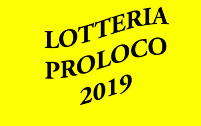 Lotteria ProLoco 2019